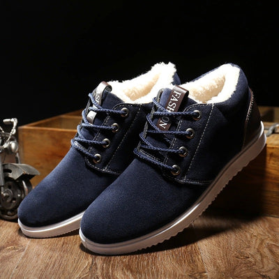 Zapatos Casuales de Invierno para Hombre - Estilo Británico Transpirables - Image 4