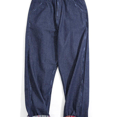 Pantalones Casuales Retro Japoneses con Detalle Tooling para Hombre - Image 5