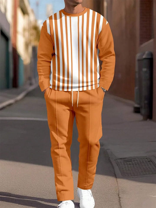 Traje de Cuello Redondo con Estampado Fashion Line para Hombre - Image 11