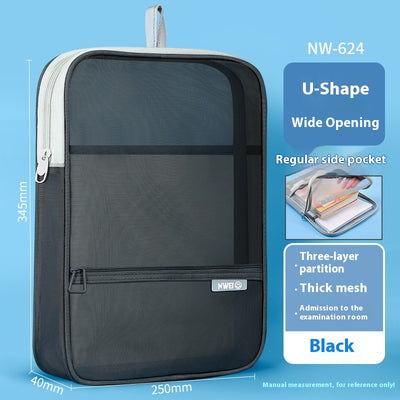 Bolsa Organizadora Transparente para Documentos y Pruebas - Image 7