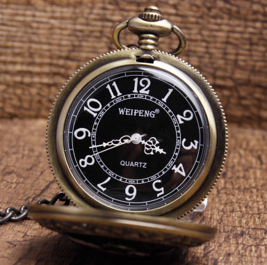 Reloj de Bolsillo Retro Clásico con Calavera de Cerámica Talla Grande - Image 6