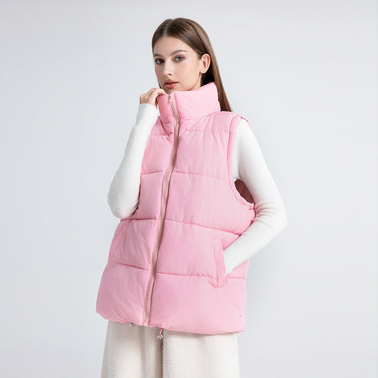 Chaleco Térmico Acolchado sin Mangas con Cuello Alto para Mujer - Image 10