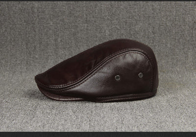 Boina de Cuero Genuino con Protección Solar - Estilo y Comodidad - Image 9