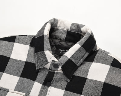 Chaqueta Cuadros Hombre y Mujer - Algodón Suelta y Cómoda - Image 3