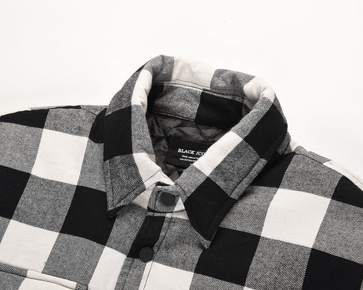 Chaqueta Cuadros Hombre y Mujer - Algodón Suelta y Cómoda - Image 3