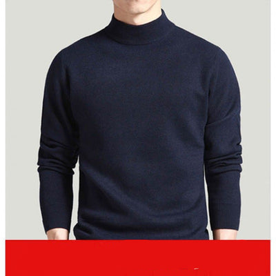 Suéter Coreano Slim Fit Cuello Medio Grueso para Jóvenes - Image 11