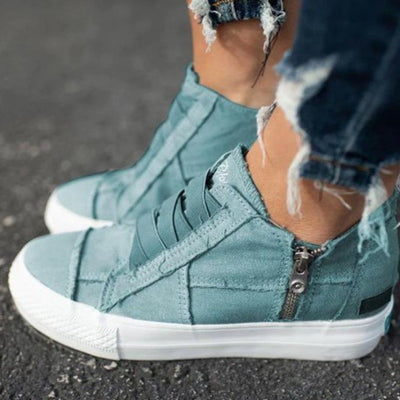Zapatillas de Lona con Plataforma Elevada - Image 10