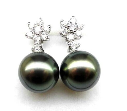 Aretes de Perla Negra