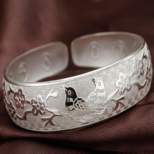 Pulsera Urraca Ciruela para Mujer