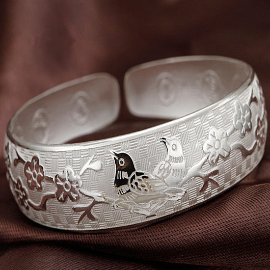 Pulsera Urraca Ciruela para Mujer