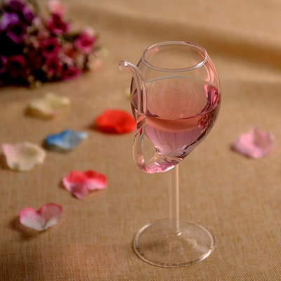 Copa de Vino Tinto Cristal Rojo Vampiro con Tapa Hermética - Image 4