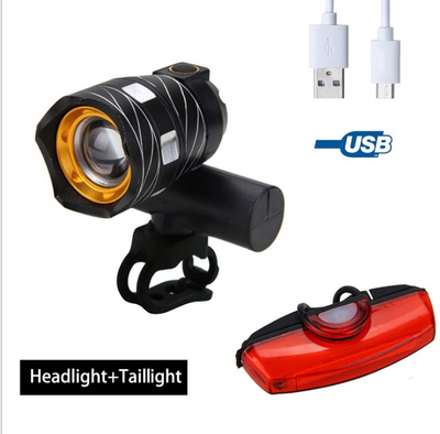 Luz Frontal USB para Bicicleta con Alerta de Seguridad - Image 4