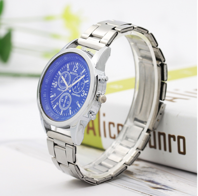 Reloj de Acero Blu-ray con Pulsera Metálica - Image 2