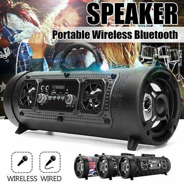 Parlante Bluetooth Portátil Impermeable de Alta Potencia