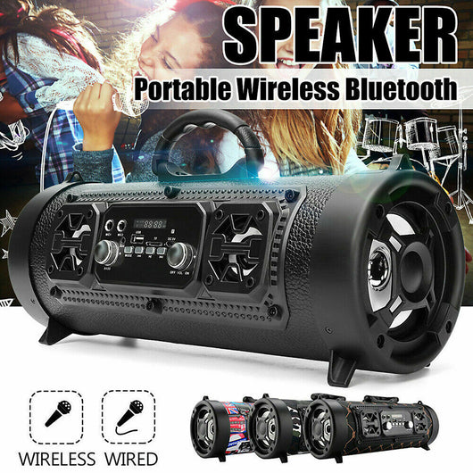 Parlante Bluetooth Portátil Impermeable de Alta Potencia