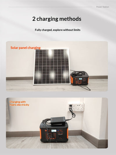 Estación de Energía Portátil 500W para Mercados Nocturnos y Emergencias - Image 9