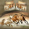 Juego de Cama Queen Size Caballos Galopantes