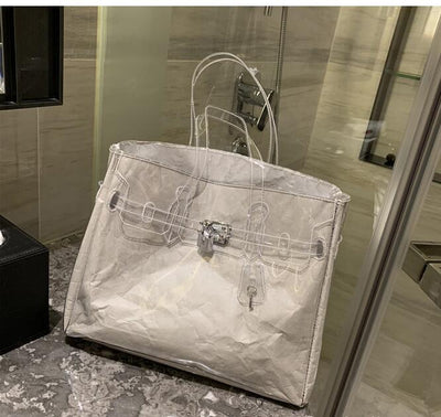 Bolsa Kelly en Papel Kraft Transparente - Image 33