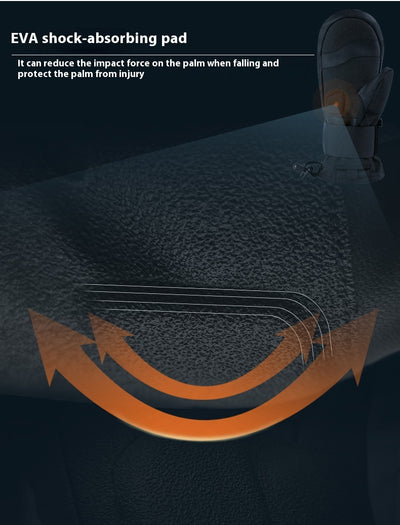 Guantes de Esquí con Banda Muñeca, Absorción de Impactos y Aislamiento Térmico Impermeable - Image 13