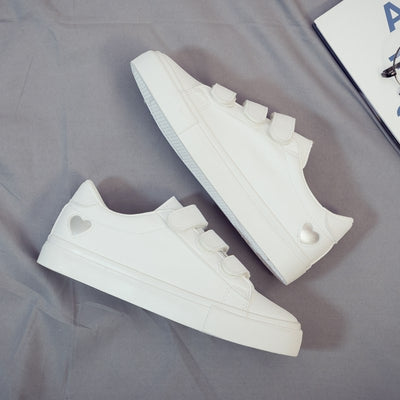 Tenis Escolares Blancos Estilo Coreano - Image 4