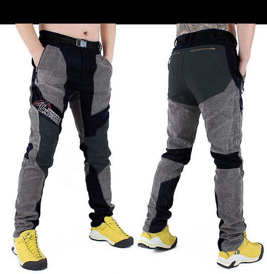 Pantalones de Senderismo Impermeables Slim Fit con Forro Polar para Hombre - Image 7