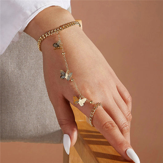 Pulsera de Cadena con Dije de Mariposa - Image 12