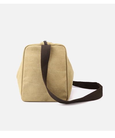 Bolsa Deportiva Retro Canvas de Gran Capacidad con Correa Cruzada - Image 22
