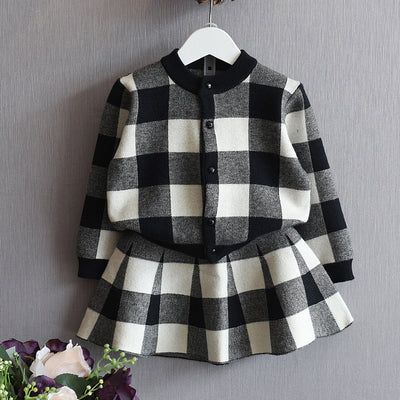 Conjunto de Falda Corta y Blazer Tejido - Set Dos Piezas - Image 6