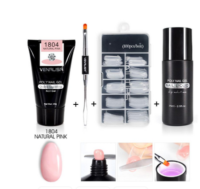 Kit Completo de Gel de Uñas Venalisa - Constructor Transparente y Camuflaje Jelly - Image 18