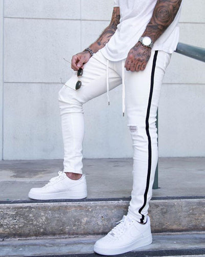 Pantalones Vaqueros Rotos para Hombre