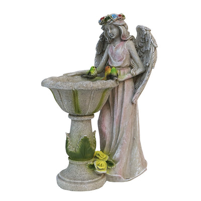 Ángel Luminoso Solar para Jardín - Artesanía en Resina - Image 5