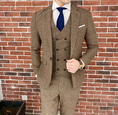 Traje de tres piezas para hombre - Image 11