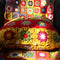 Almohada Decorativa de Flores Tejidas a Mano