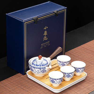 Juego de Té Xiaoyao con Tetera Giratoria 360° - Image 4