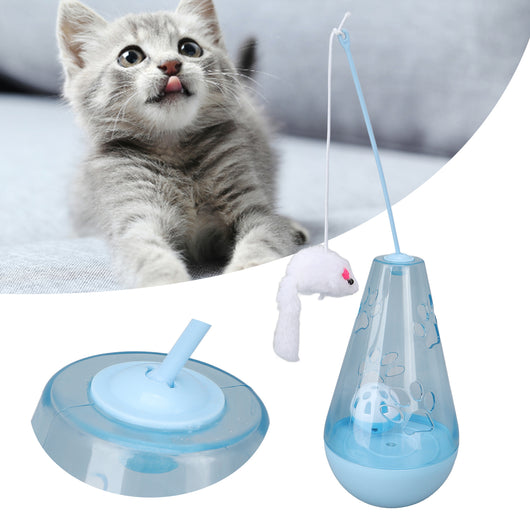 Juguete Interactivo para Gatos con Campana, Pelota y Ratón de Peluche - Image 5