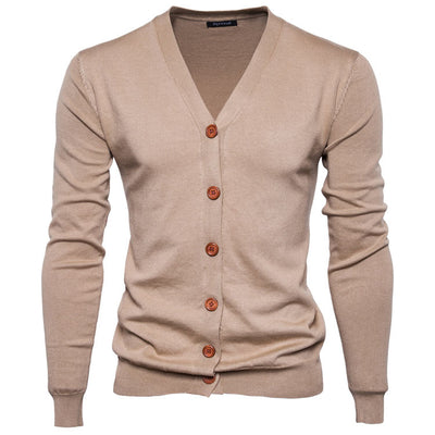 Suéter Cardigan Básico Hombre Otoño Invierno - Diseño Suelto y Versátil - Image 3