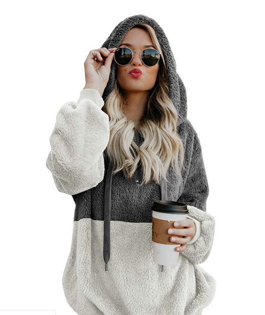 Sudadera Deportiva Mujer con Cierre y Parches - Cálida y Cómoda para Otoño Invierno - Image 16