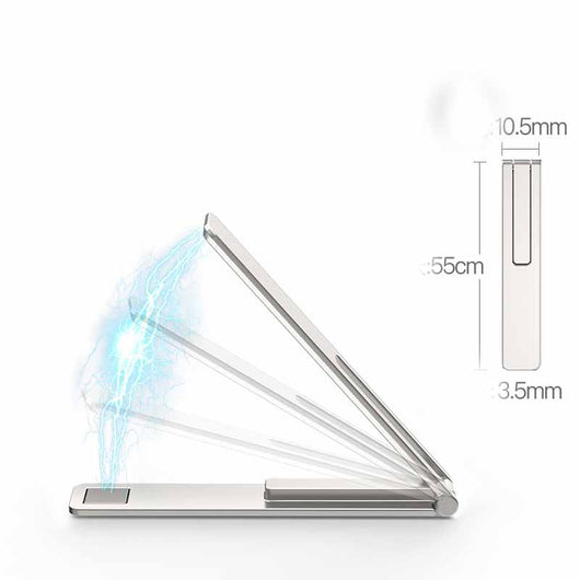 Soporte Plegable en L para iPad y iPhone - Aluminio Resistente Compatible con Apple - Image 3