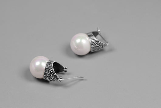 Aretes de Perla Vintage - Image 6
