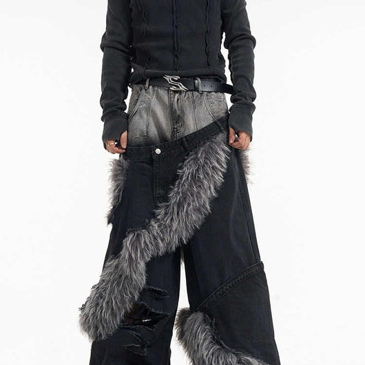 Jeans de Dos Piezas PU Premium para Hombre - Diseño Elegante y Moderno - Image 5