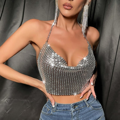 Top Brillante de Lentejuelas para Fiestas y Festivales Musicales - Image 4