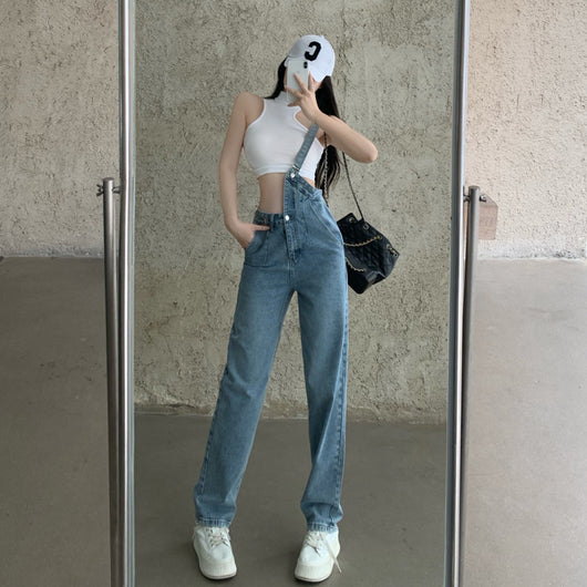 Jeans Mujer con Tirante al Hombro - Diseño Moderno y Versátil - Image 9