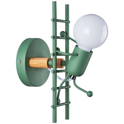 Lámpara LED Retro Escalera de Hierro Forjado Diseño Creativo - Image 10