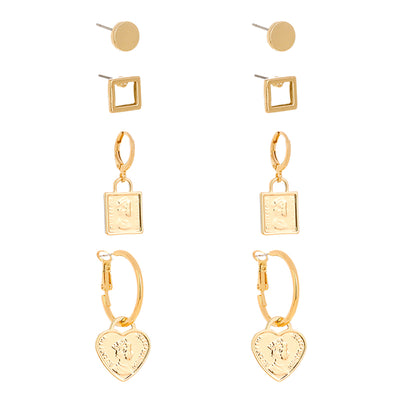Conjunto de 4 Piezas Colgante de Amor con Retrato y Diseño Personalizado - Image 4
