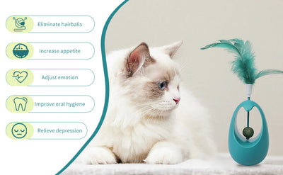 Juguete Interactivo para Gatos con Hierba Gatera y Pelotas Comestibles - Image 16