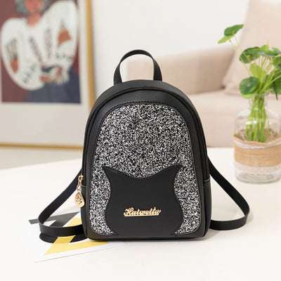Mochila Mini Brillante para Mujer - Bolso Versátil con Lentejuelas y Monedero - Image 11