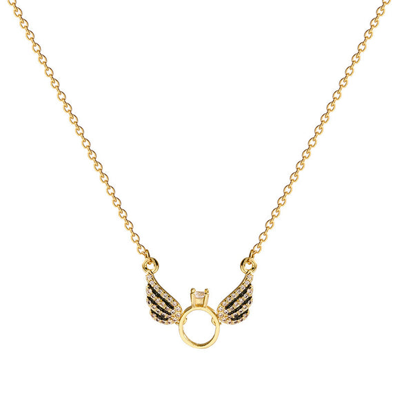 Collar de Perla en Acero Titanio de Diseño Exclusivo para Mujer