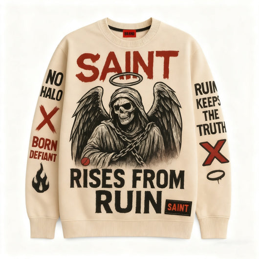 Sudadera Oversized Suelta con Mangas Largas para Hombre - Image 5