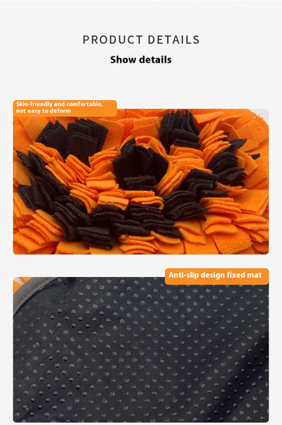 Tapete Comedero Lento Calabaza de Lana - Antiasfixia con Entrenamiento - Image 12