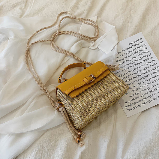 Bolso de Hombro Tejido de Paja para Mujer - Estilo Bohemio - Image 12